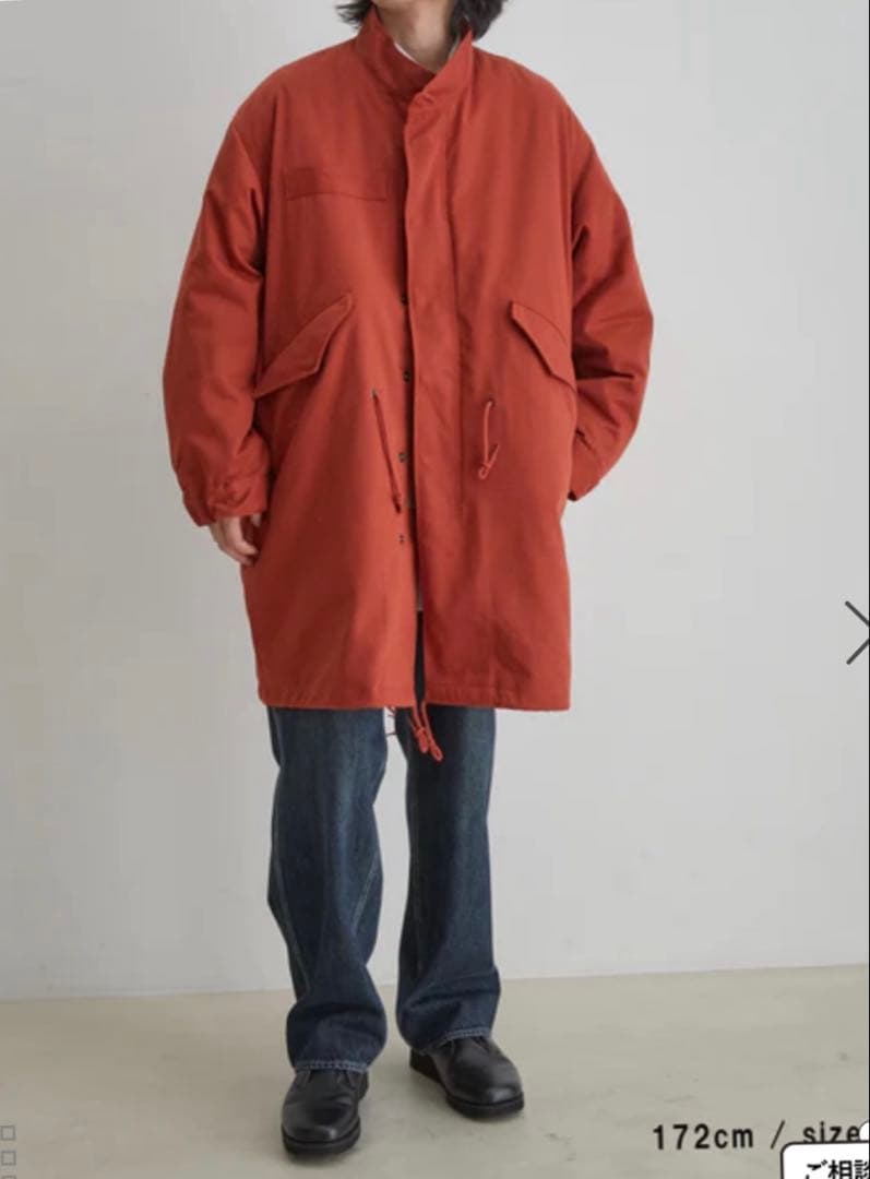 ADAM ET ROPE レンガ色 モッズコート