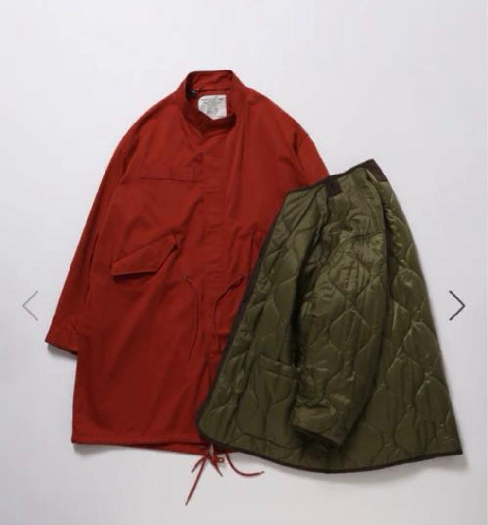 ADAM ET ROPE レンガ色 モッズコート