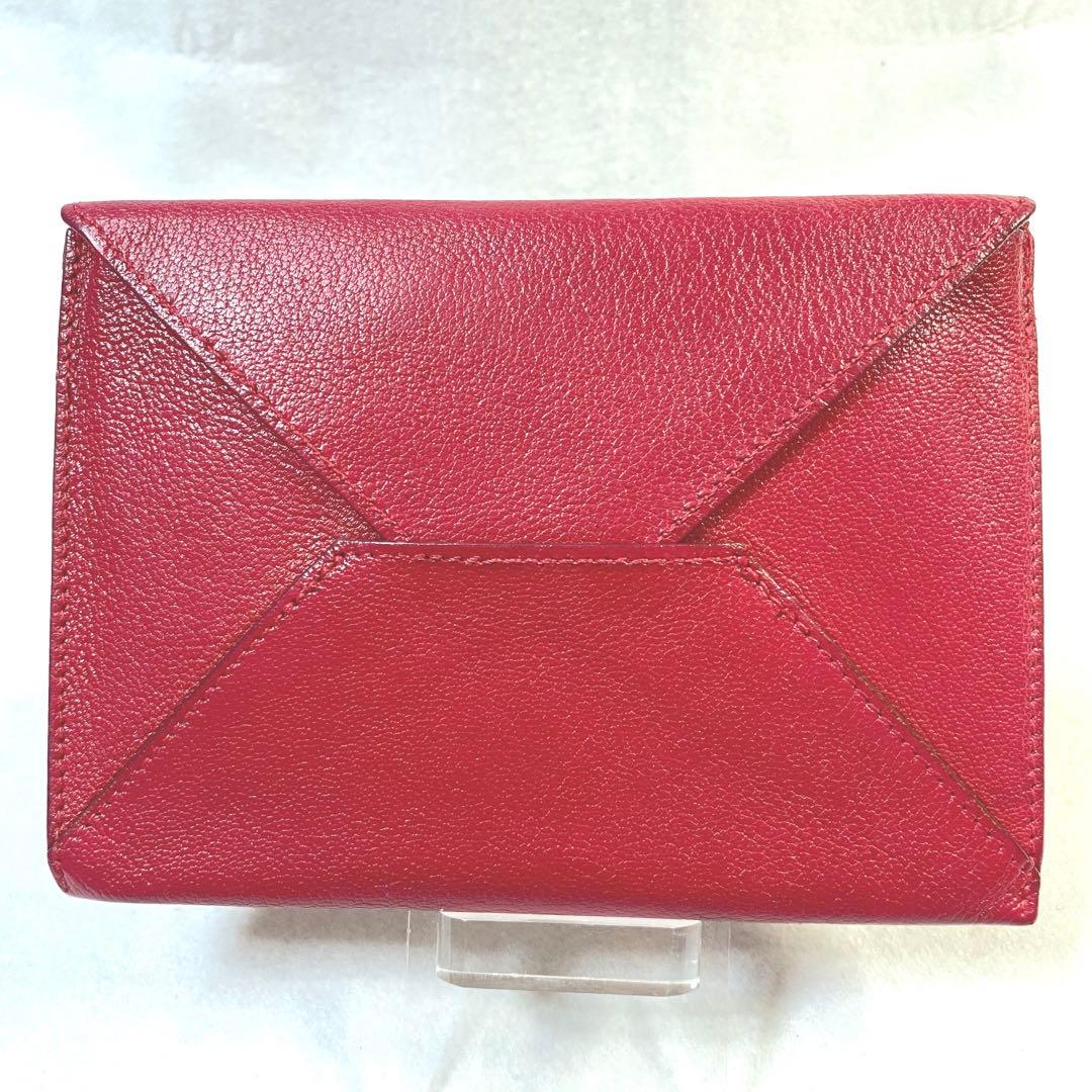 正規品☆エルメス　シェーブルレッド カードケース マルチケース
