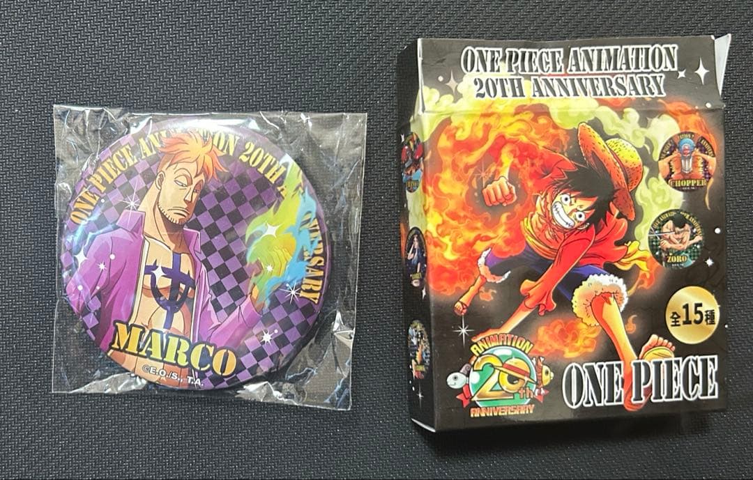 ONE PIECE 台湾限定 アニメ20周年記念缶バッジ マルコ