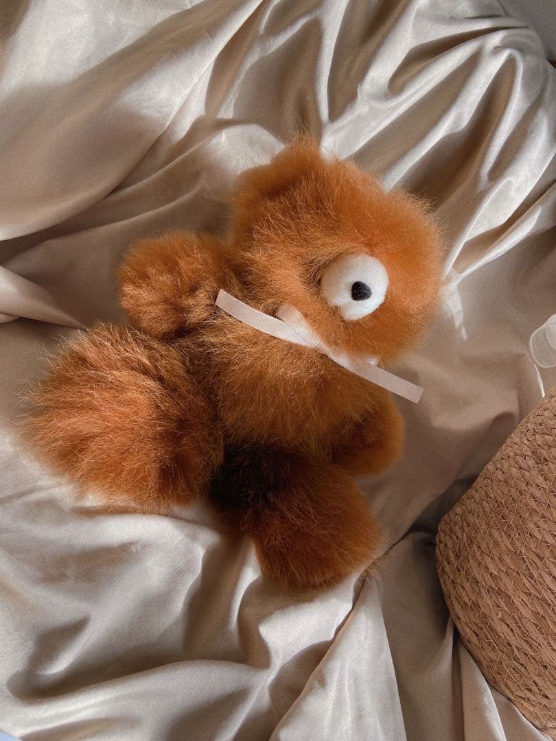 ふわふわアルパカテディベア (ペルー直輸入) ココア