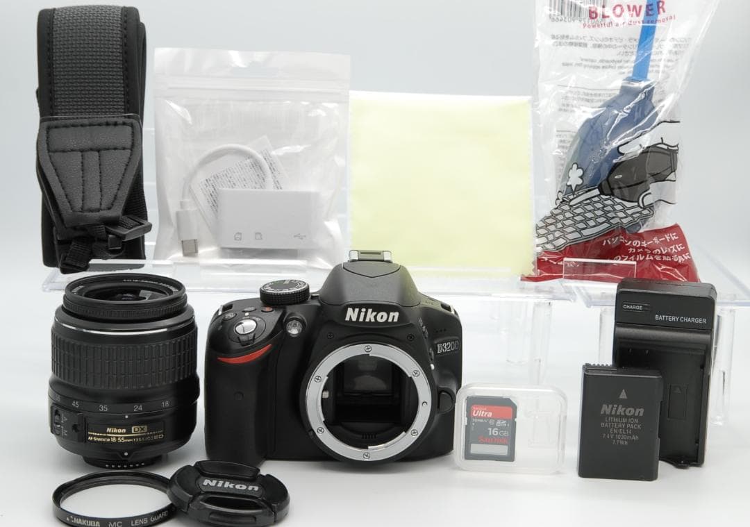 Nikon D3200 レンズキット 559枚 極少ショット 動作OK