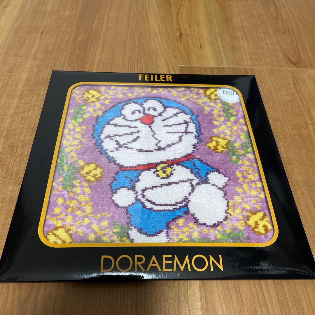 フェイラー　ドラえもん　ミモザ　ラブリーキャッツ　ハンカチ　２枚セット