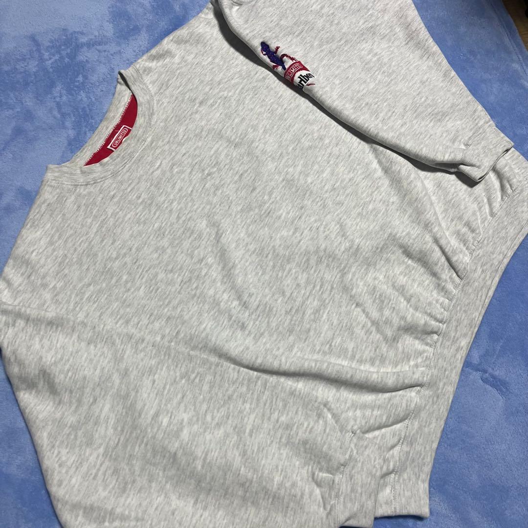 90’s Marlboro グレー スウェット 袖リザード XL