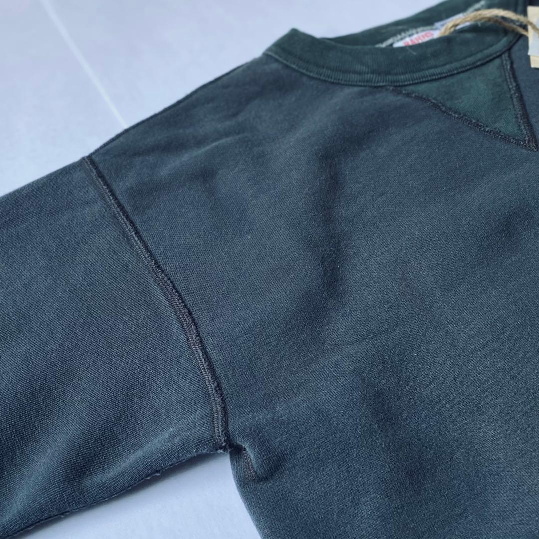 新品未使用タグ付き BARNS ユニオンメイド クルーネックスウエット 日本製