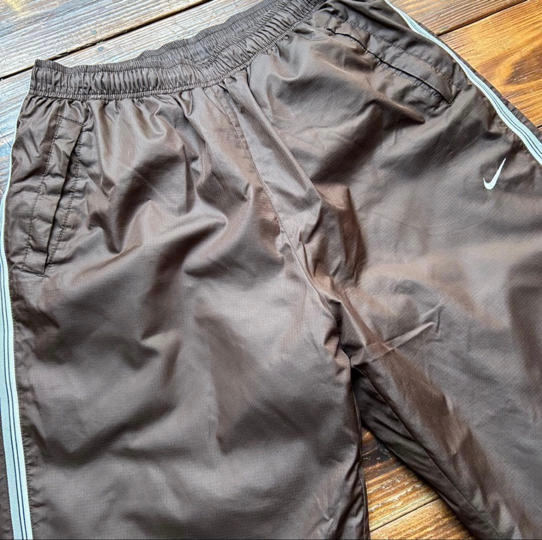 00s ナイキ ナイロン ジャケット パンツ セットアップ 裏地起毛 中綿