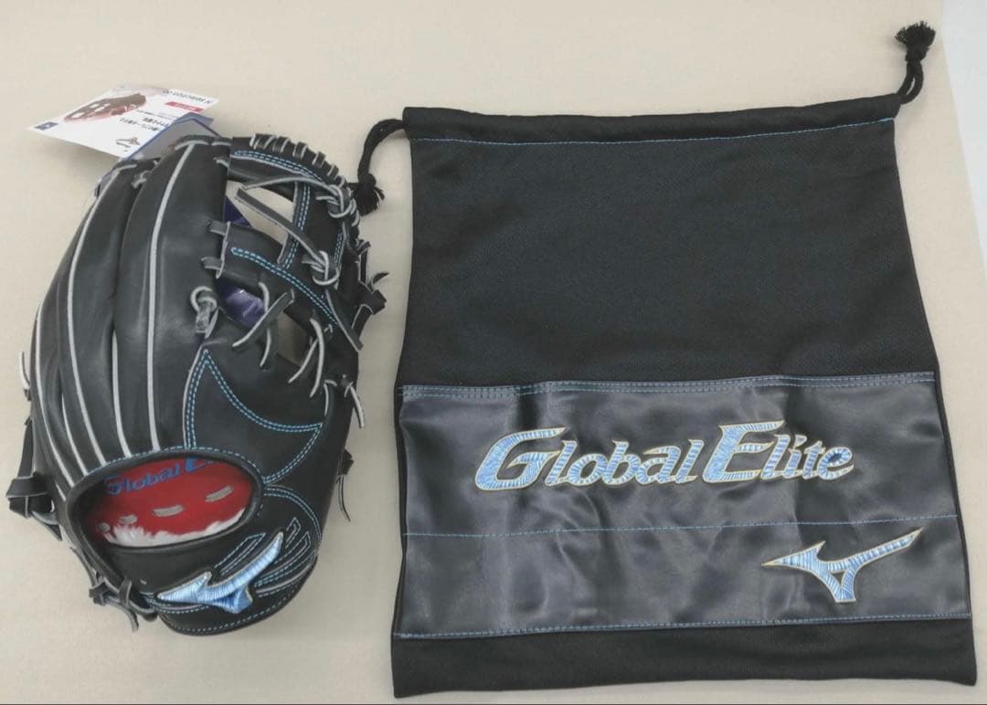 ミズノ グローブ 軟式 グローバルエリート サイズ9 限定 ダイバーシティブルー