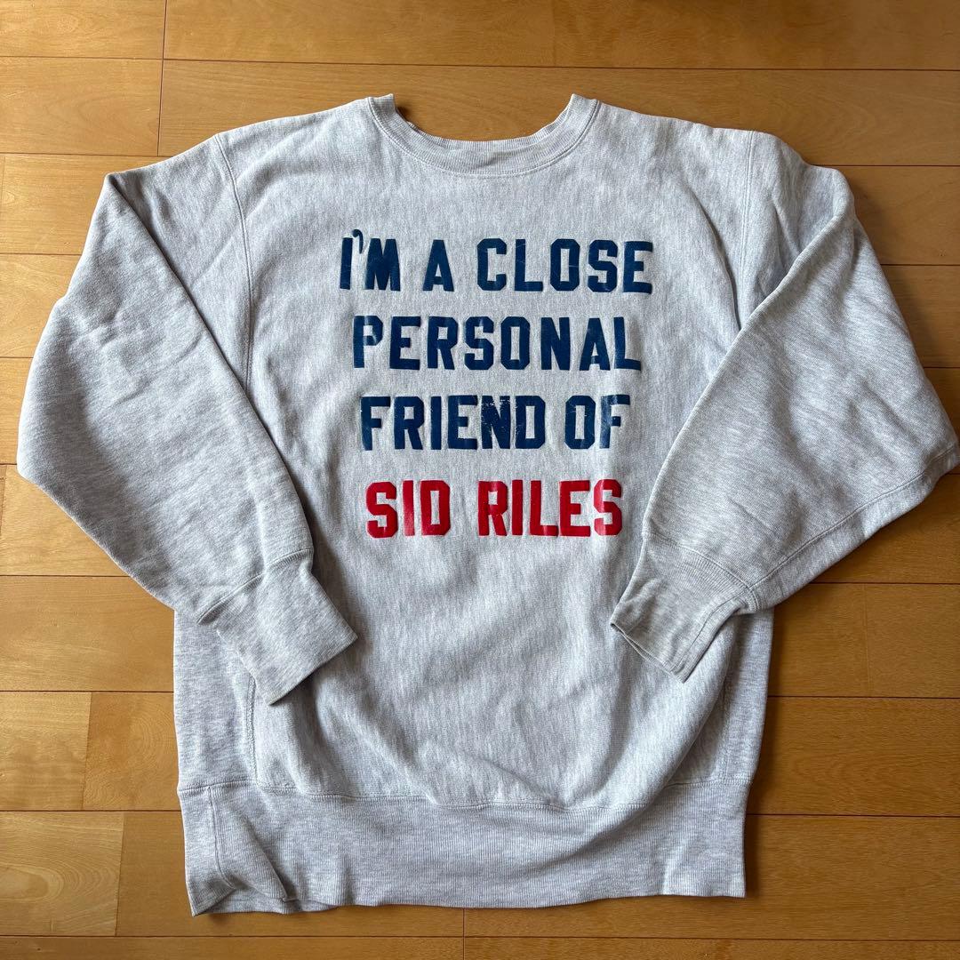 90s USA製 チャンピオン リバースウィーブ クルーネック 霜降りグレー L