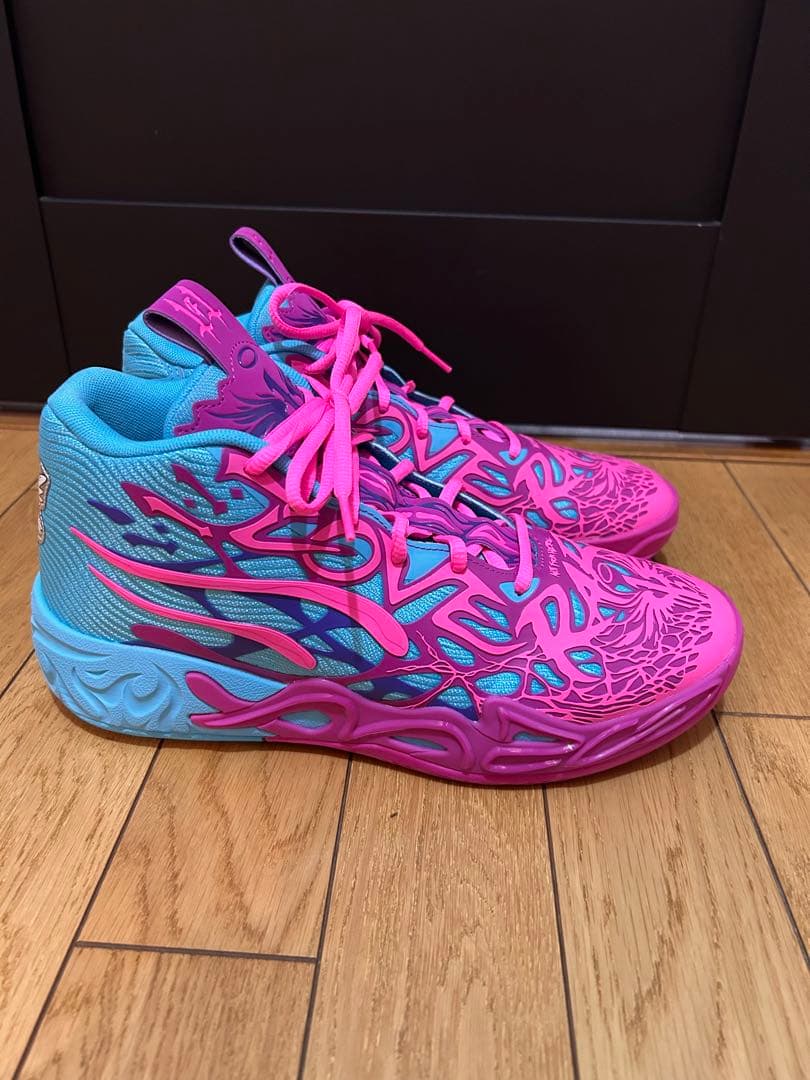 プーマPUMA バッシュ IRIDESCENT HORNETSラメロ・ボール美品