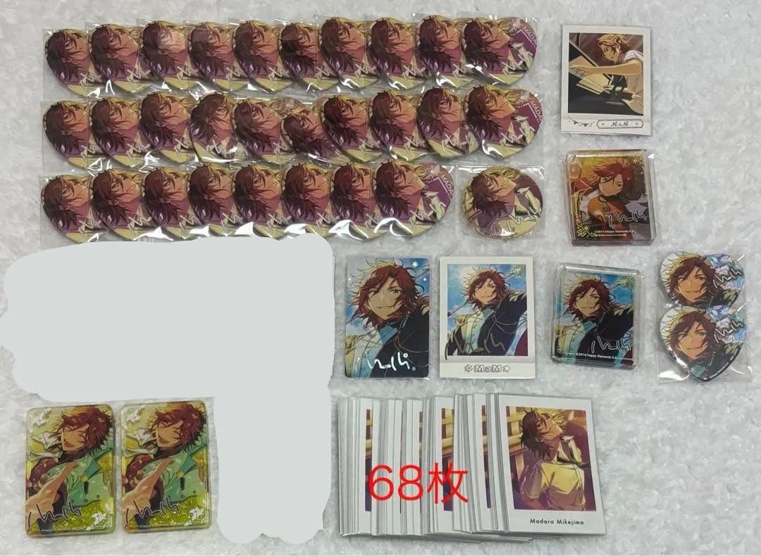 あんスタ 三毛縞斑 MaM ぱしゃっつ ハート缶 中国 缶バッジ