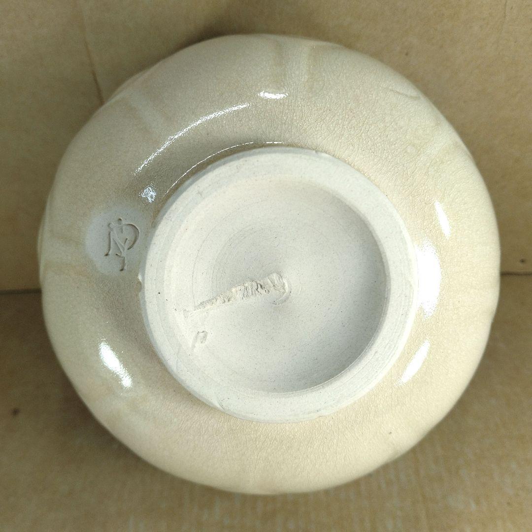 幽錦洞 慶田政太郎 薩摩火計茶碗 模 井口海仙(裏千家淡々斎弟）書付 共箱 共布