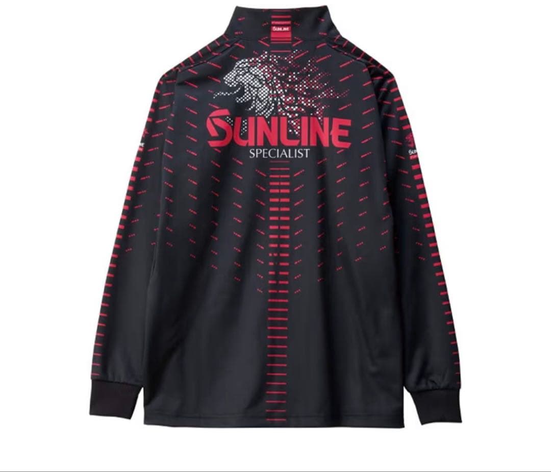 サンライン スペシャリスト フルジップアップシャツ ブラック 3L