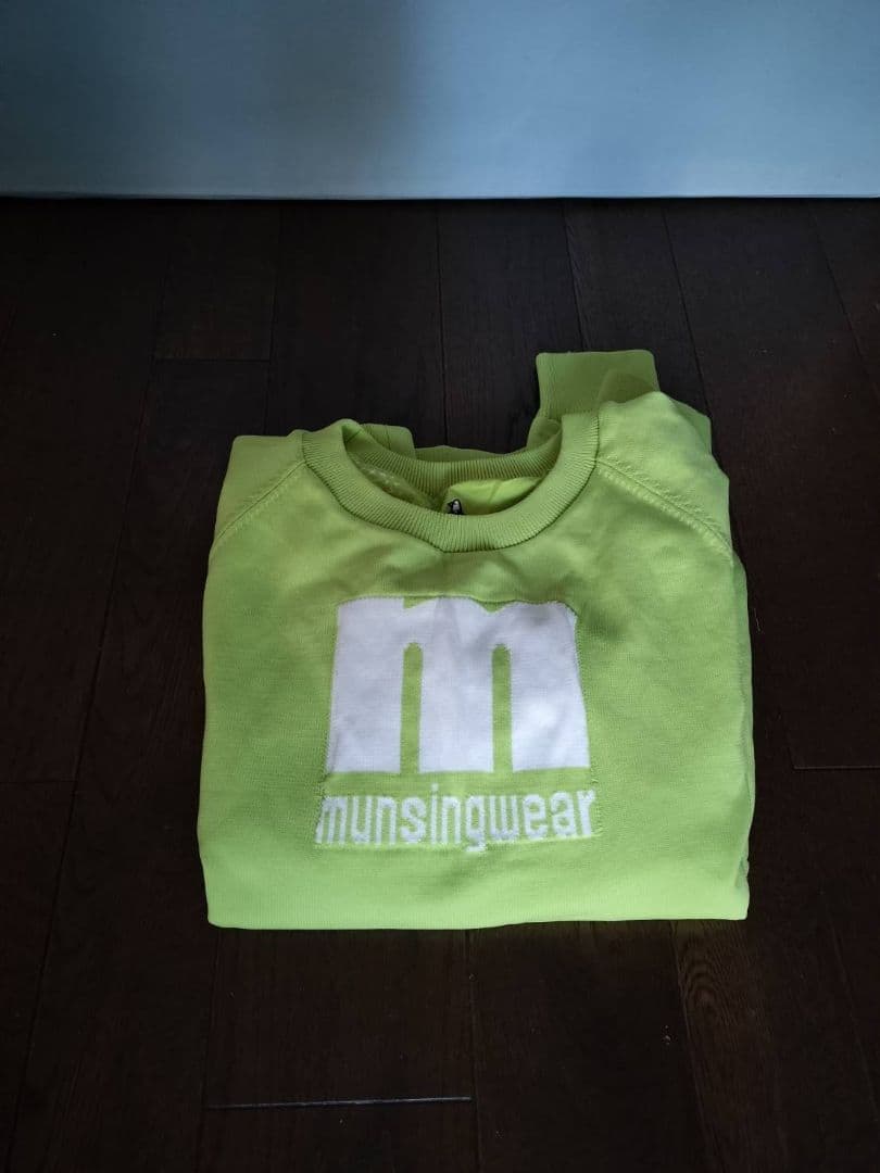 munsingwear クルーネック 冬用 防寒用 ライムグリーン レディスМ