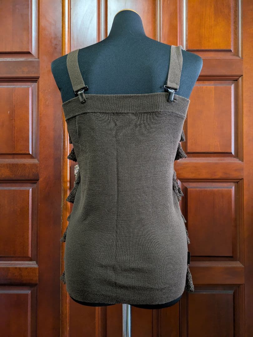 ヒステリックグラマー Hysterics フリルキャミソール ブラウン