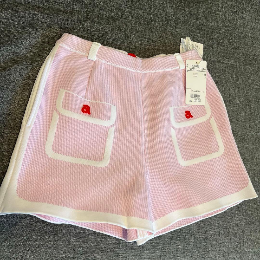 【新品未使用】archivioショートパンツ サイズ36 ピンク