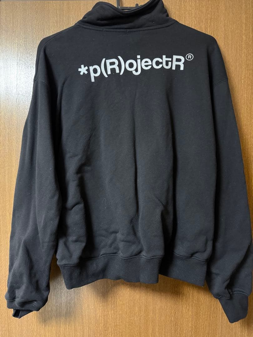 *p(R)ojectR® Logo Half Zip Sweat Lサイズ