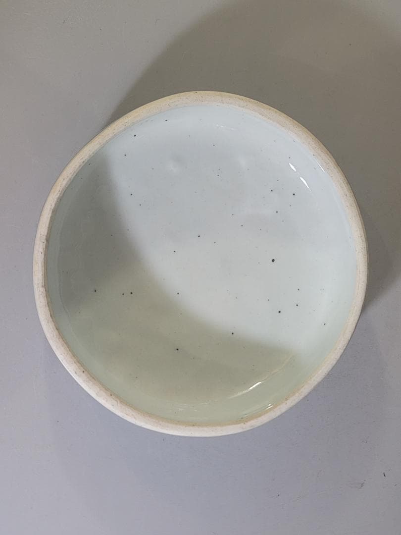 中国 染付 武人紋 蓋壷 茶入 DT166