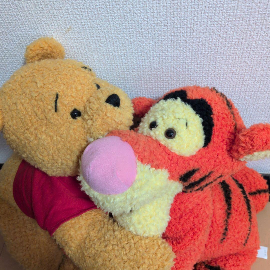 レトロ　プーさん　ティガー　ディズニーストア　ぬいぐるみ　BIG