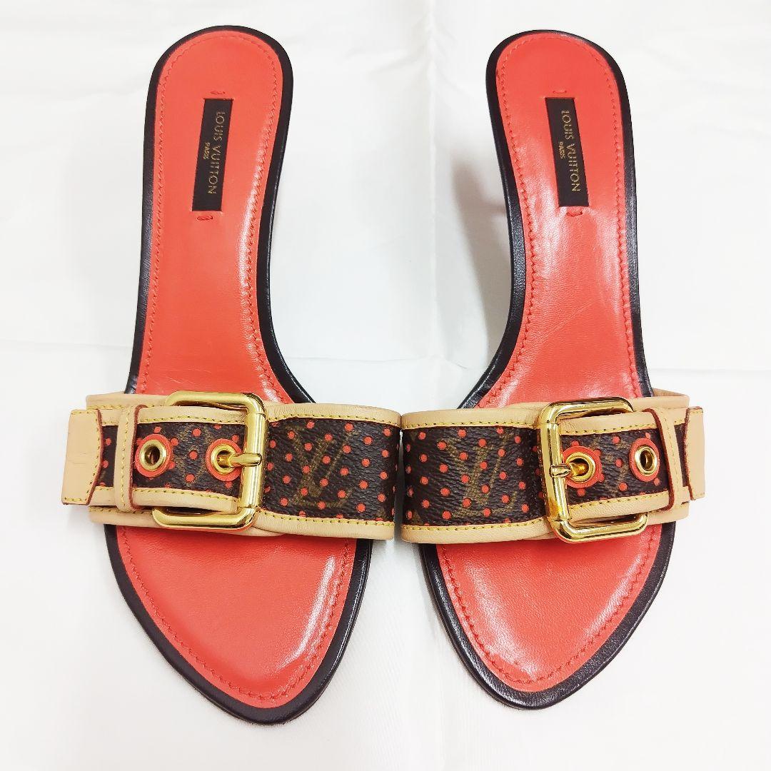 ✨美品✨ルイヴィトン LOUIS VUITTONミュール サンダル モノグラム