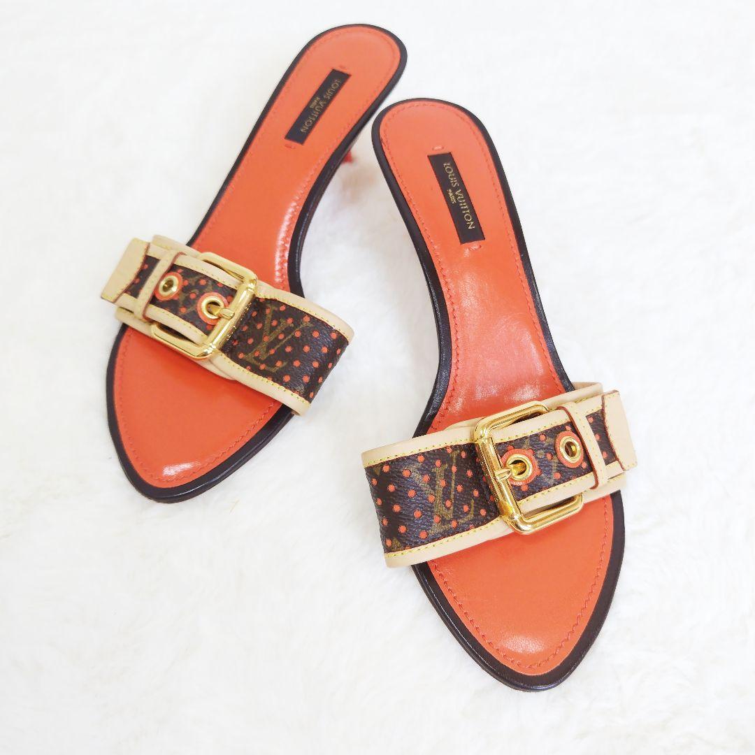 ✨美品✨ルイヴィトン LOUIS VUITTONミュール サンダル モノグラム