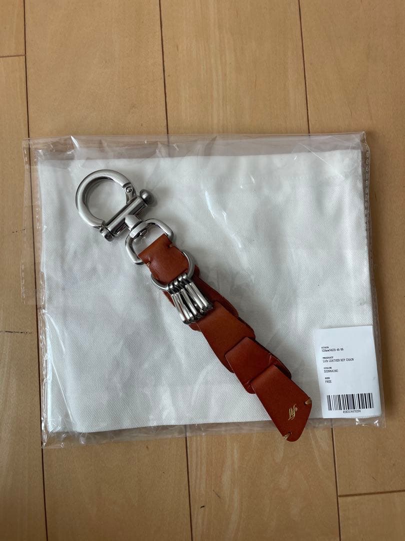 リドムlidnm Llife LEATHER KEY CHAIN SIENNA
