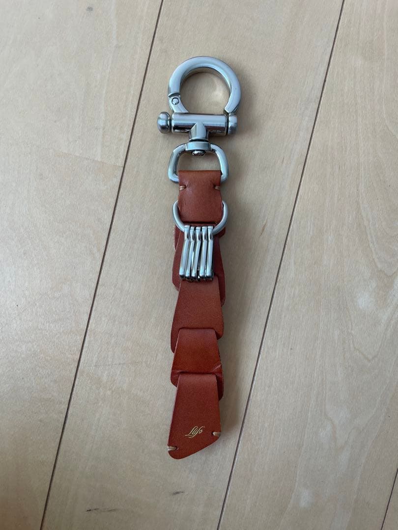 リドムlidnm Llife LEATHER KEY CHAIN SIENNA