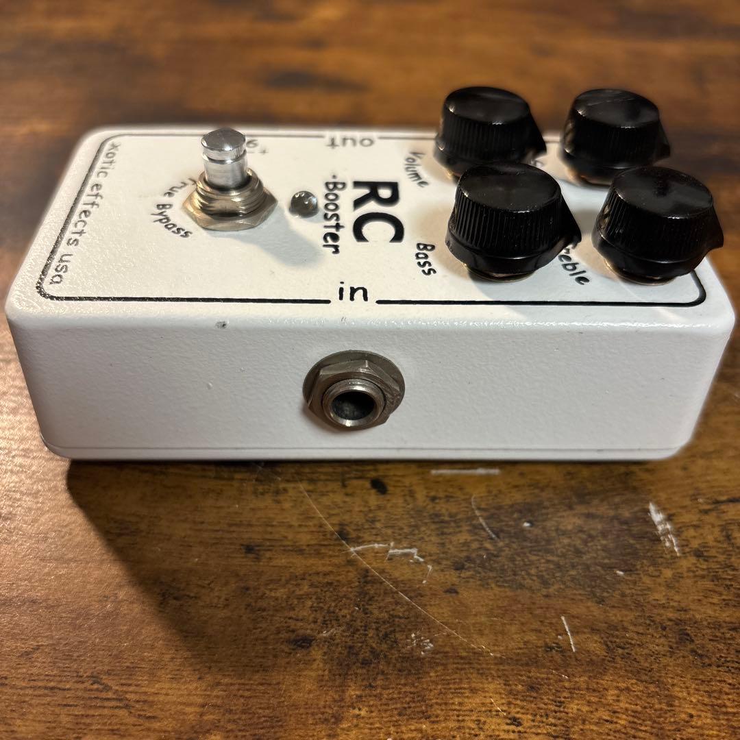 xotic effects RC Booster 初期型手書きシリアル