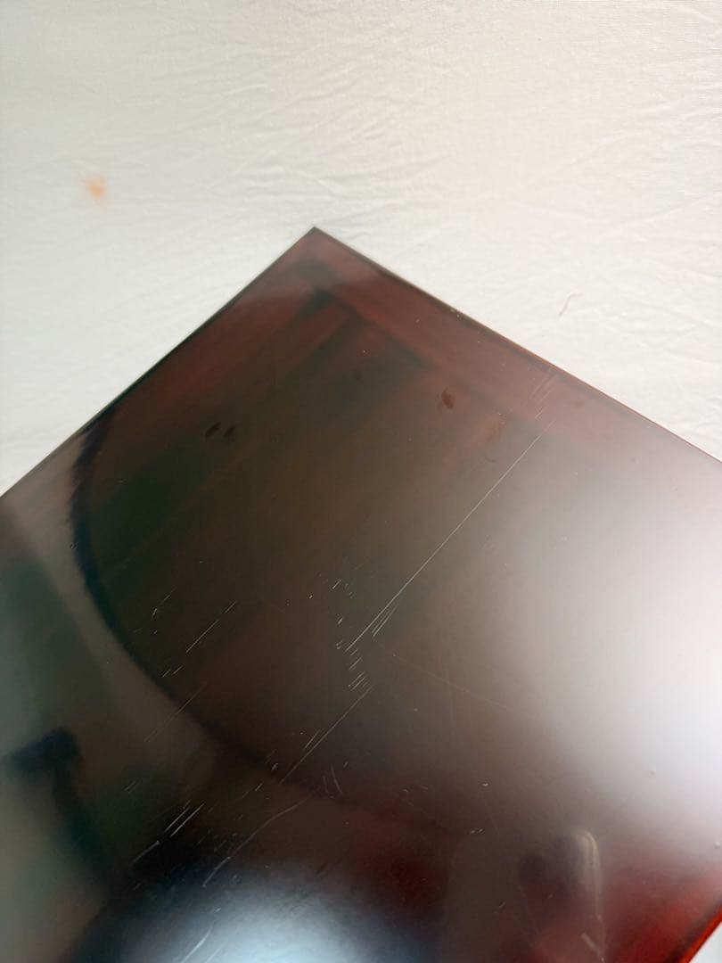 ほぼ未使用 茶道具 漆専堂造 溜塗 二重棚 茶棚 水指棚 共箱