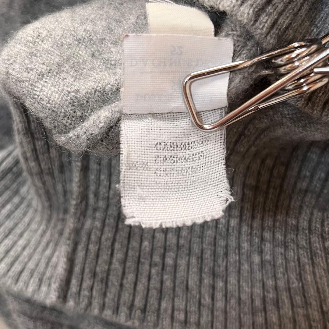 希少✨ブルネロクチネリ　カシミヤ100 クルーネックセーター エルボーパッチ