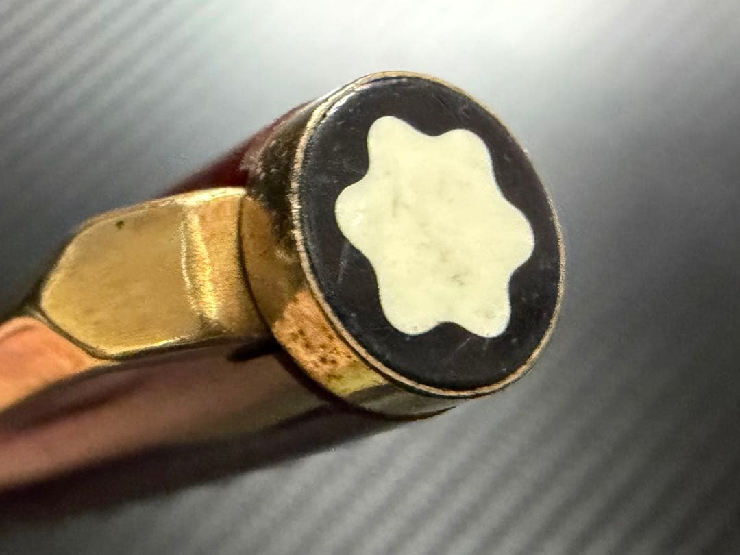 美品 モンブラン No.221 ボルドー 吸入式 EF 極細字 万年筆