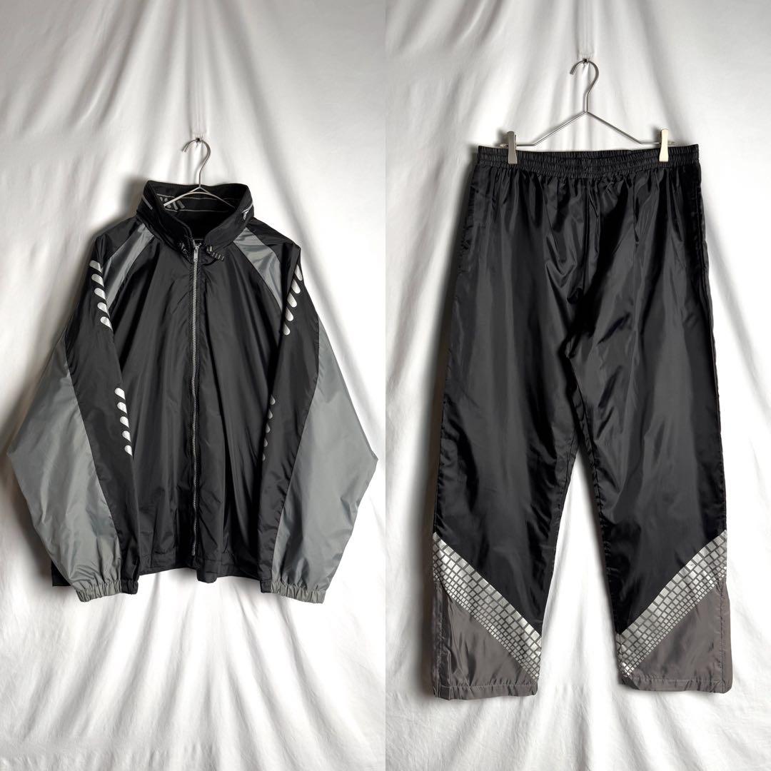 00s RICO2000 ナイロン セットアップ L ブラック 黒