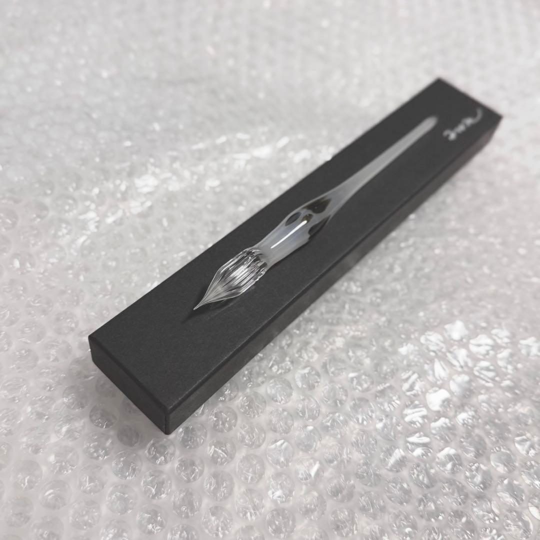 ガラス工房aun ガラスペン ラメみけ