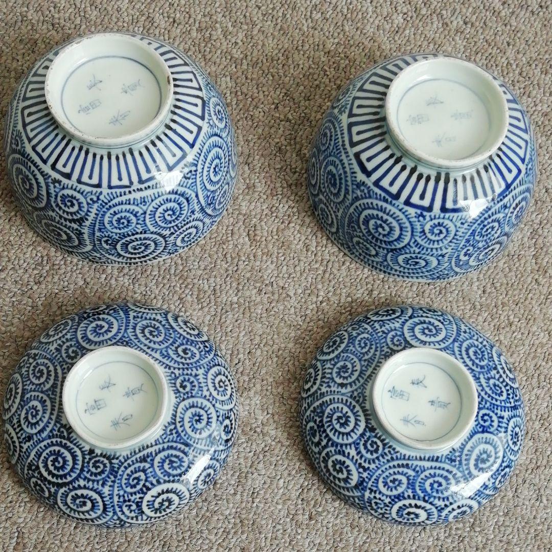 古伊万里　蓋付茶碗