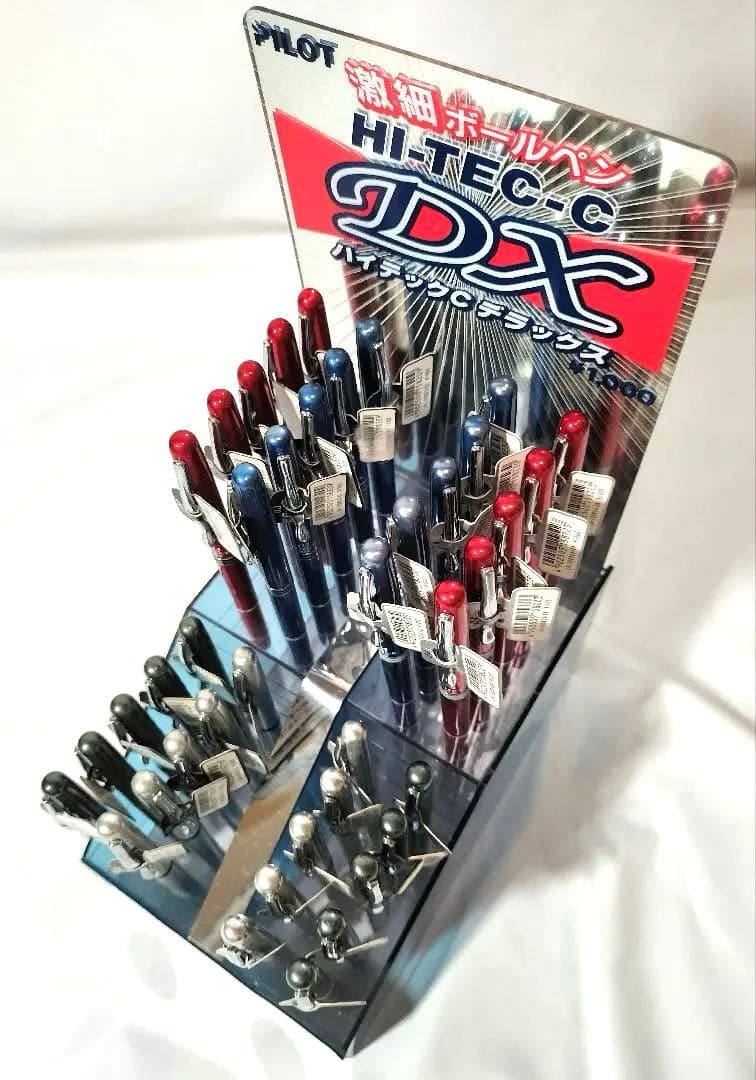 ★廃盤品★PILOT HI-TEC-C DX 0.3 0.4 陳列棚付き