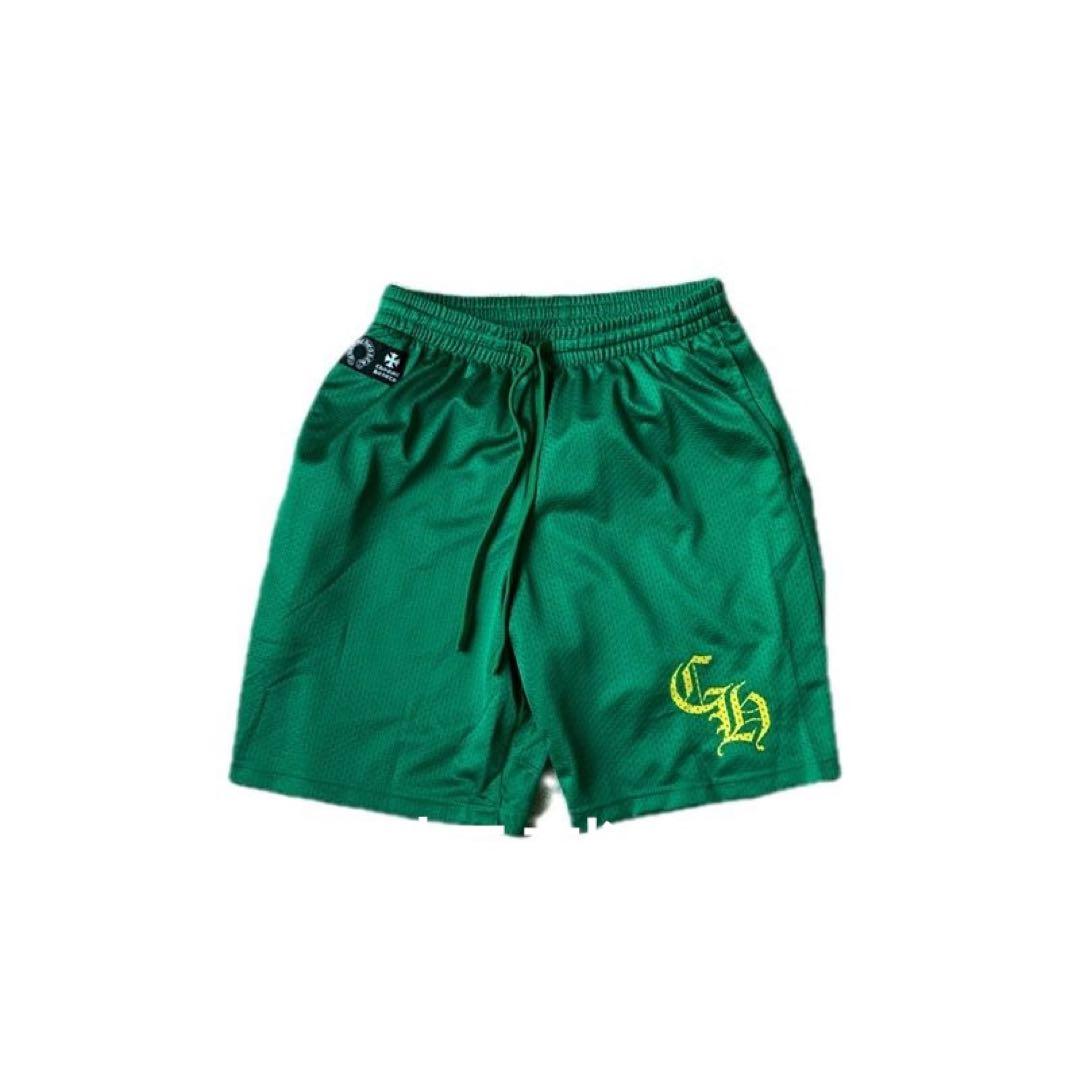クロムハーツ MESH VARSITY SHORTS CHプリントメッシュ