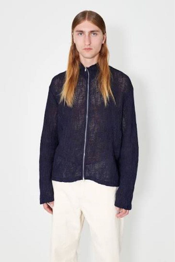 トップス Our legacy SHRUNKEN FULLZIP POLO