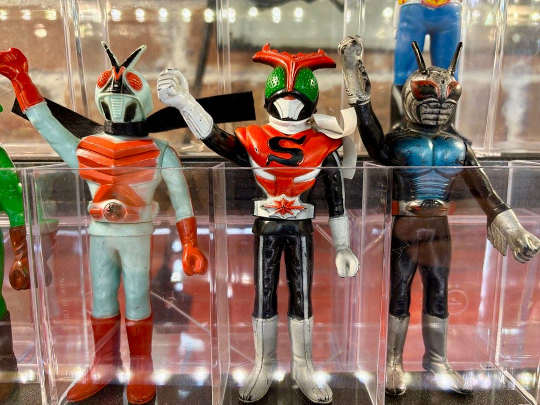 け*じ様 当時物　ソフビ　ポピー　仮面ライダー