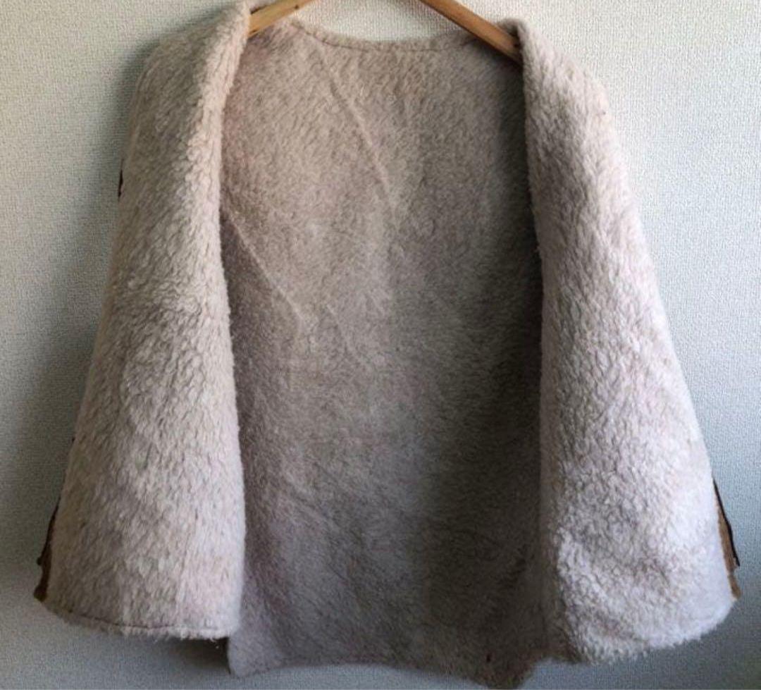 カーハート ボアベスト ブラウン コットン