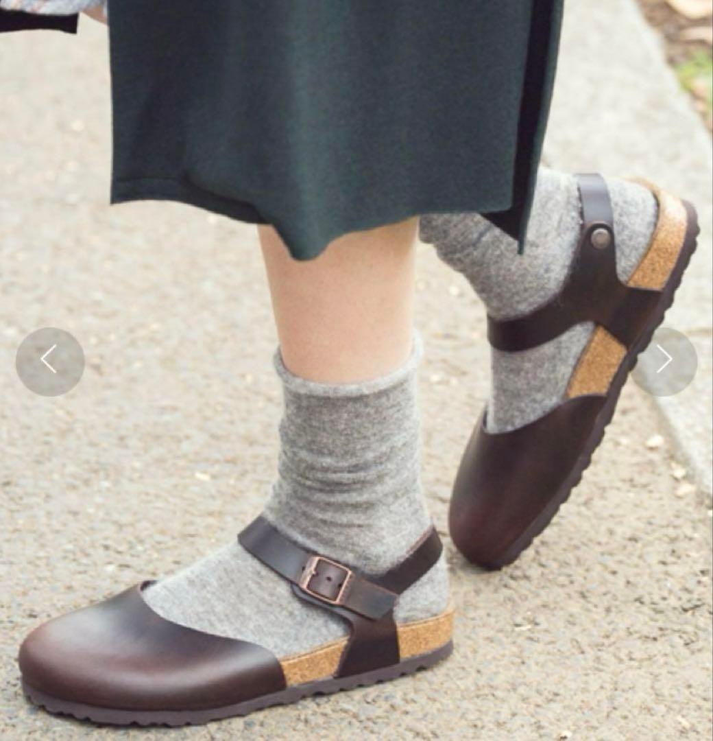 ＊美品＊ビルケン MESSINA メッシーナ 濃茶 22.5 ナロー