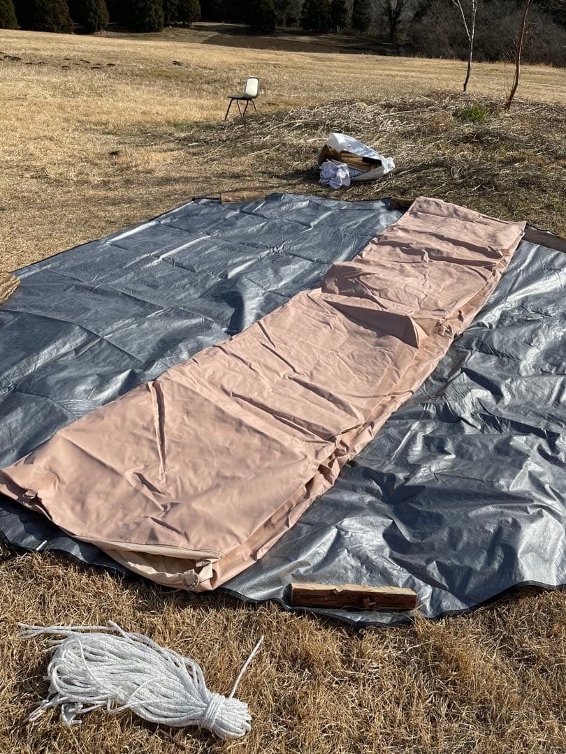 TOMOUNT(トマウント) ベルテント 4m　TC素材　ポリコットン