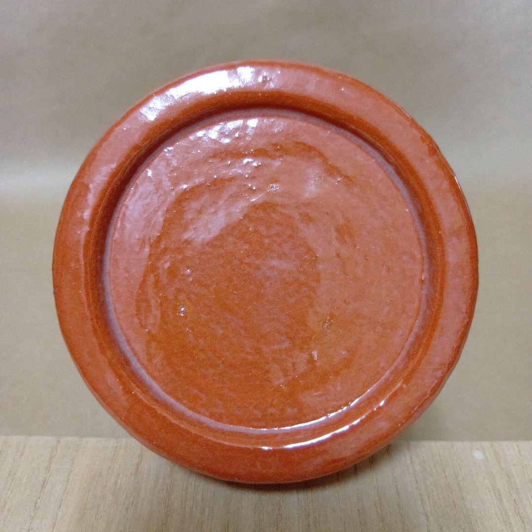 茶道具　赤鼓胴花入