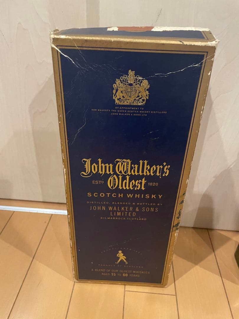 希少 初期ロット ジョンウォーカー オールデスト 15～60年 箱カード付き