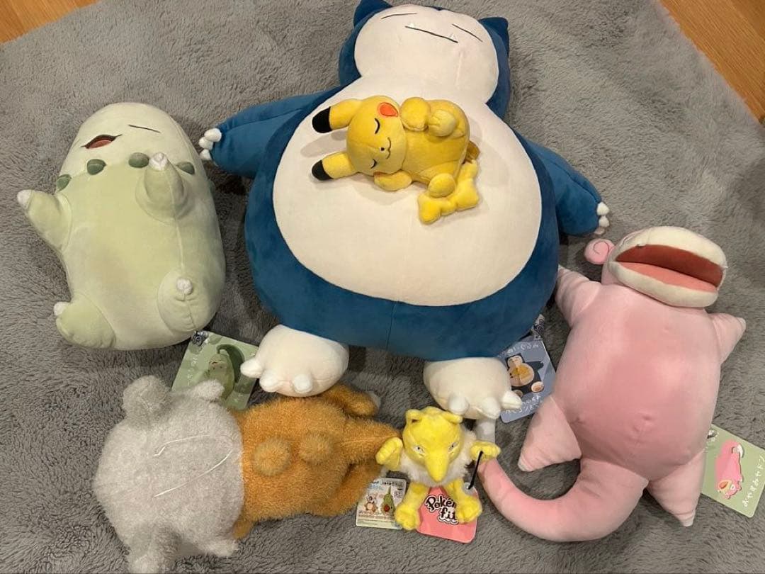 ポケモンスリープとその他のぬいぐるみ　5体セット