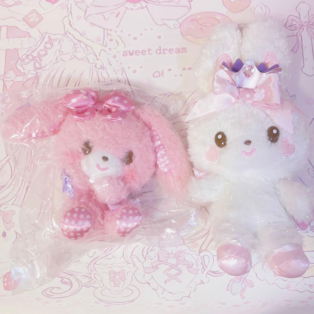 激レア　サンリオ　ぼんぼんりぼん ミルキーミミ　マスコット　ぬいぐるみ　2点