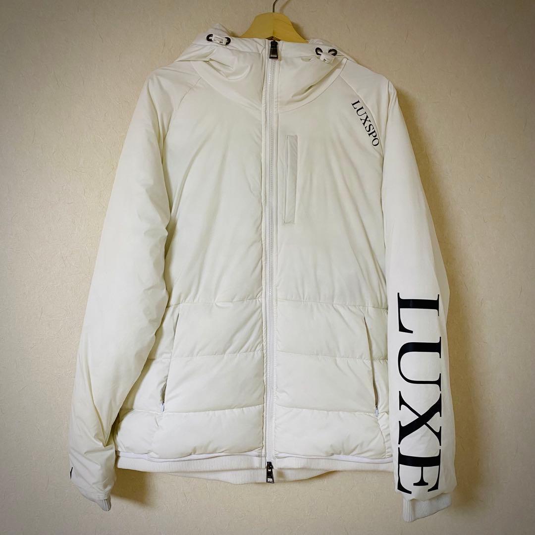 LUXEAKMPLUS【希少なXXLサイズ】ゴルフウェア ビッグロゴ 中綿ジャケ