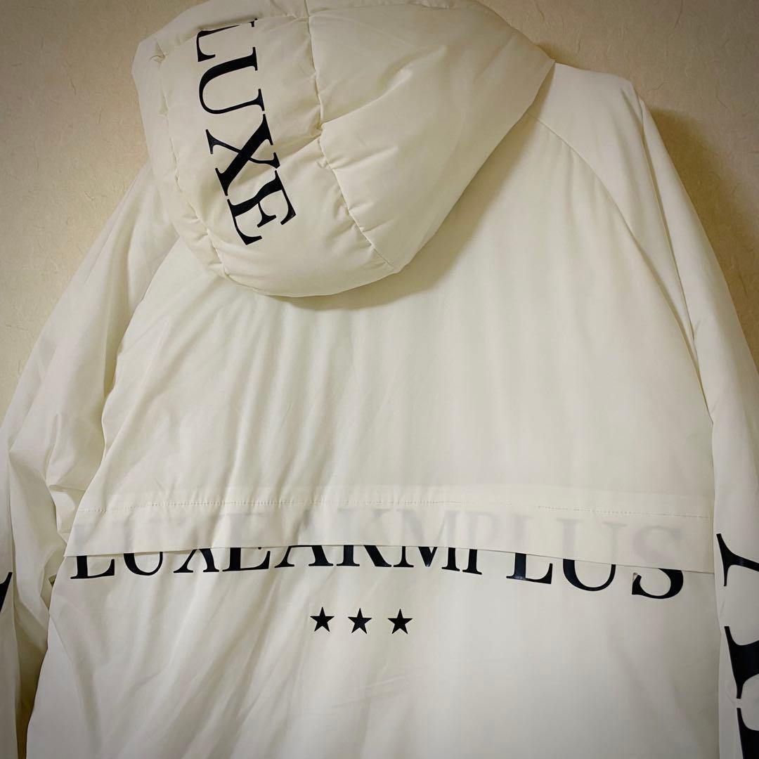LUXEAKMPLUS【希少なXXLサイズ】ゴルフウェア ビッグロゴ 中綿ジャケ