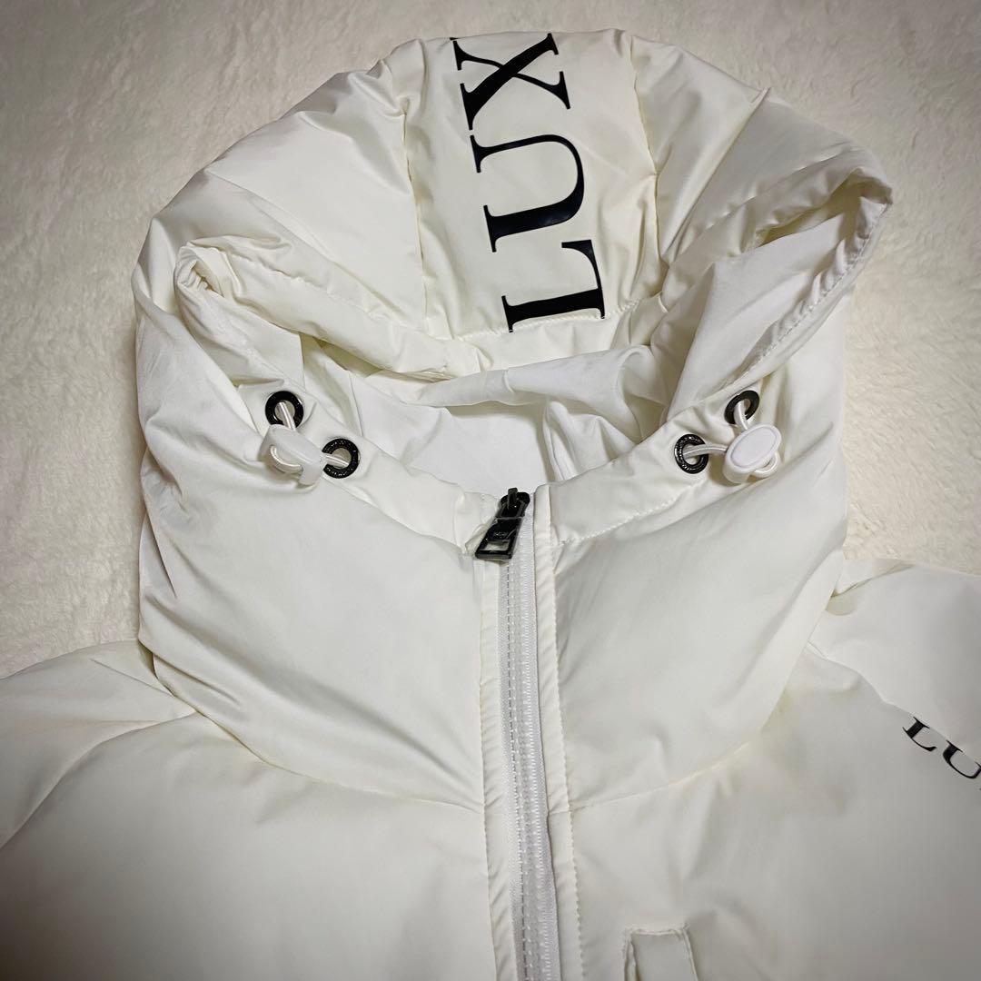 LUXEAKMPLUS【希少なXXLサイズ】ゴルフウェア ビッグロゴ 中綿ジャケ