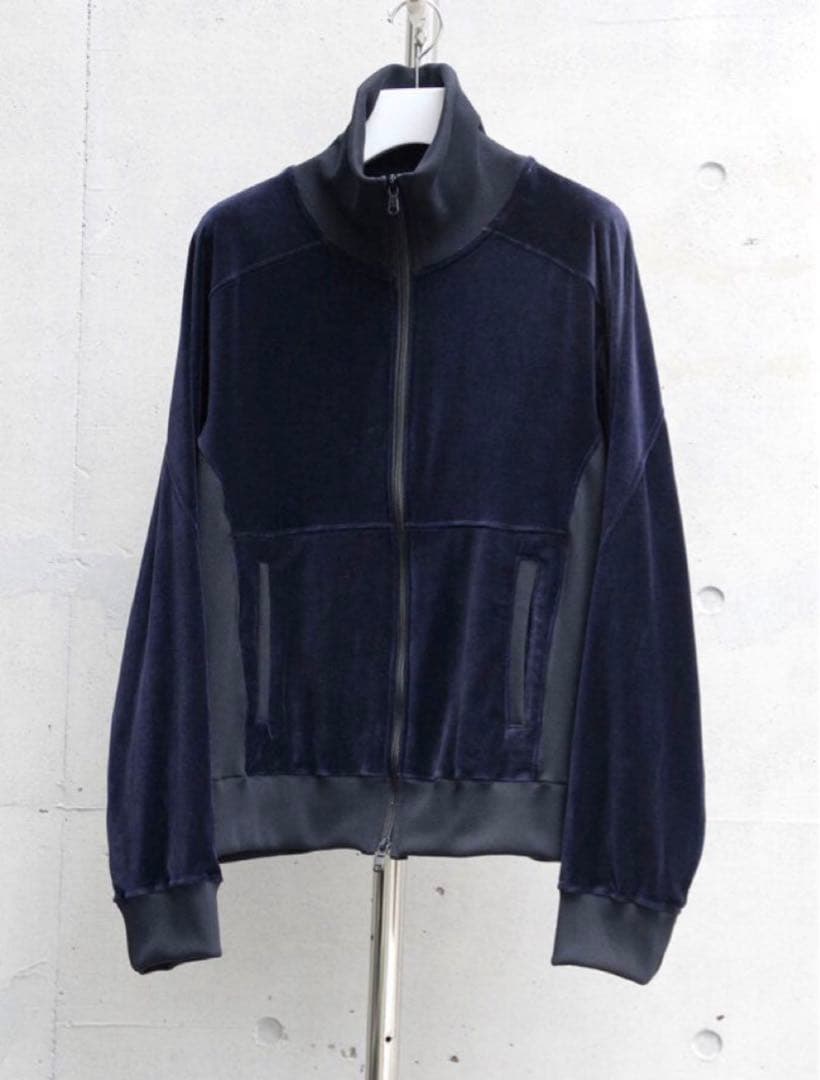 トップス ANCELLM 24awVELOUR SWITCHING JACKET