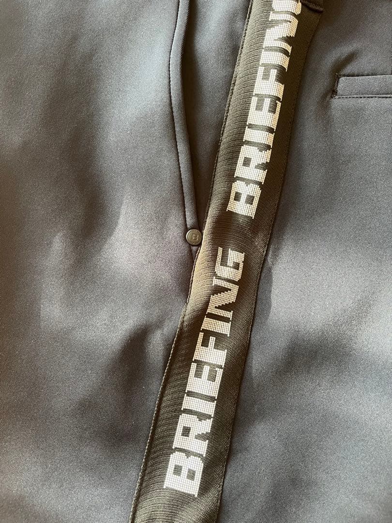 BRIEFING GOLF ブリーフィングゴルフ ロゴサイドライン パンツ　黒