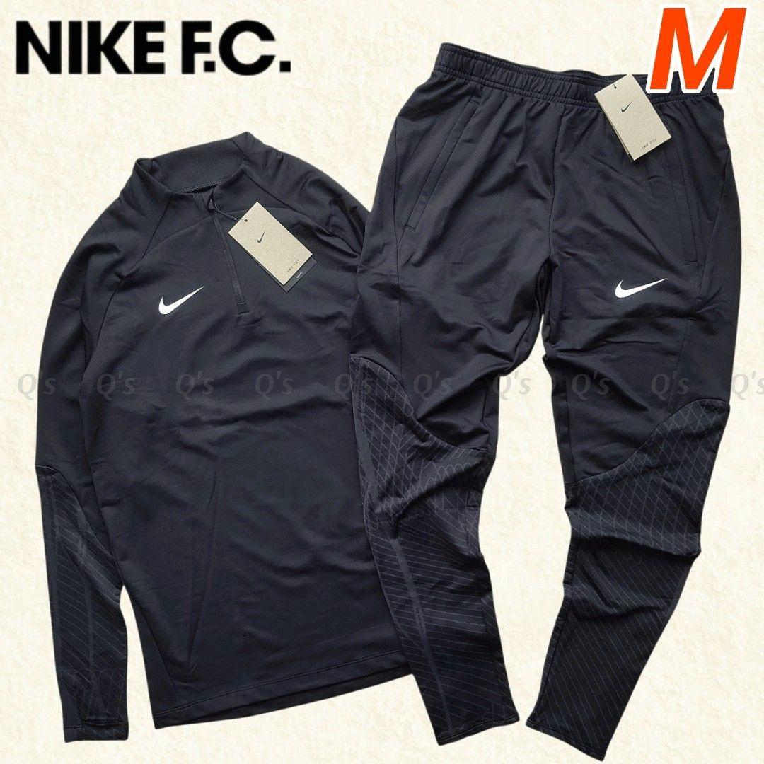 ナイキ サッカー ジャージ 上下 ドリルトップ ジョガーパンツ BK 新品 M